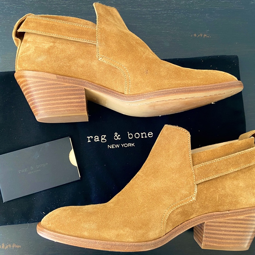 Rag & Bone Sullivan Ankle Boot Size: 39 Color: Tan/Brown